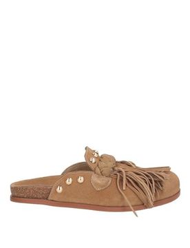 Mules & Zuecos Mujer Camel 36,37,38,39 Mujer