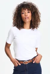 Short Sleeve Crew Neck Base Layer T-Shirt - White - Size: 3XL