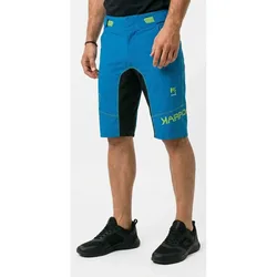 Pantaloni Corti Ballistic Evo Indigo Bunting / Black / Green Fluo