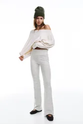 Soft Touch Flared Trousers (Size: )