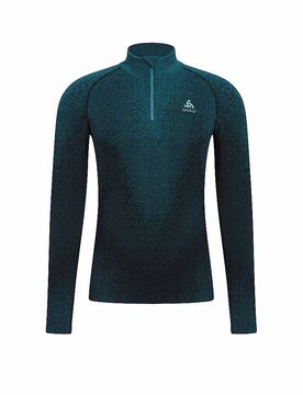Sous-pull zippé Blackcomb bleu S