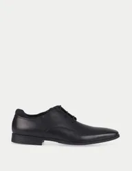 Kids' Leather School Shoes (6 Large - 11 Large) Black male