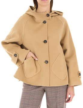 Giacca con cappuccio CAMMELLO 42