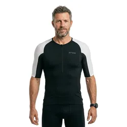 Maglia Da Triathlon A Maniche Corte Athlex Top White