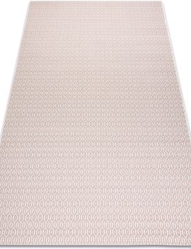 Teppiche Teppich Flat 48603/526 Augen - Creme Rosa 120x170 Cm 120x170 Cm