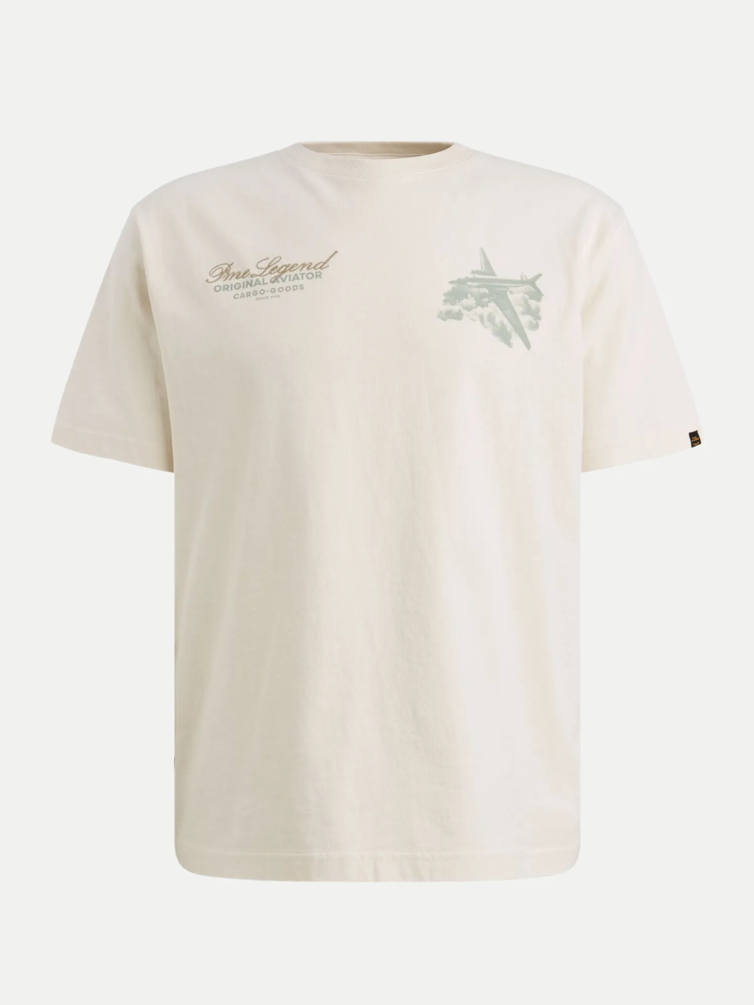 T-Shirt mit Print Beige M - PME Legend - FashionsVida