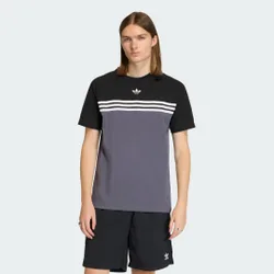 T-shirt a righe sul petto L Aurora Onix / Black