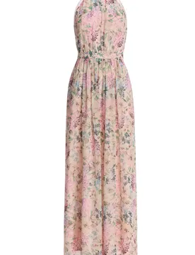 Abendkleid aus floral bedrucktem Ch female