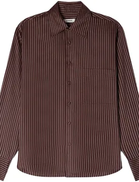 Camisa de hombre fluida de rayas puños anchos - sandro - FashionsVida