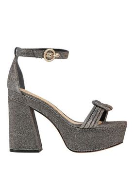 Sandalias Mujer Plata 37.5 Mujer