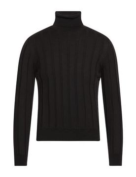 Rollkragenpullover Herren Dunkelbraun L,M Herren