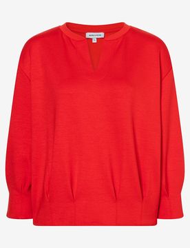Sweatshirt with Pleat-Details female
