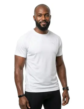 T-shirt à Manches Courtes Evostripe White L - Puma - FashionsVida