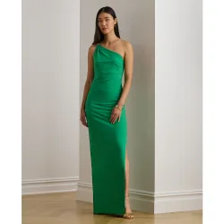 Vestido largo asimétrico