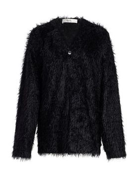 Strickjacke Damen Schwarz XL Damen