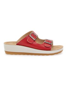 Ciabatte Rosse Con Fibbie 42642 36