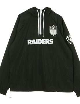 Giacca a Vento Infilabile Uomo Nfl 1/4 Zip Windbreaker Oakrai Original Team Colors