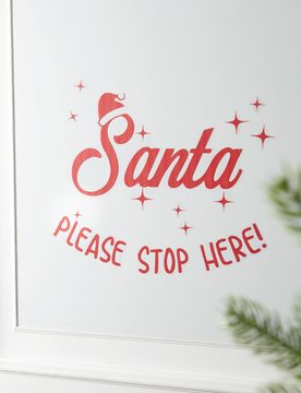 Pagen Fensterbild "Santa"