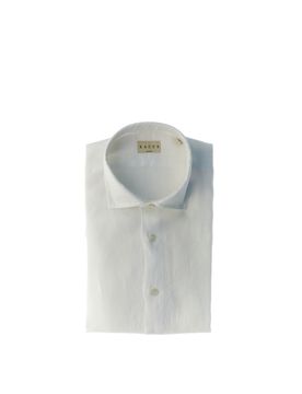 XACUS Camicia in lino BIANCO 44