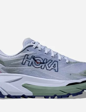 Women's Mafate 5 Trail Shoes in Ambient Blue/Rosemary, Size 8.5 - HOKA - FashionsVida