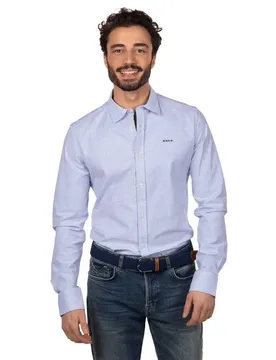Camicia A Maniche Lunghe Climax Peak Blue 2XL