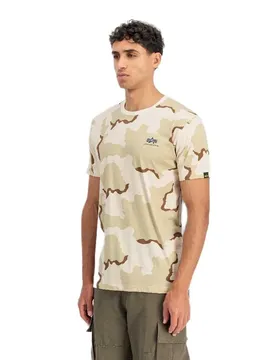 Industries T-shirt à Manches Courtes Backprint Camo Desert Camo 91 L
