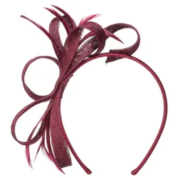 Alicia Fascinator by - raspberry - Damen - Size: One Size