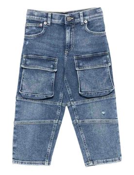 Dondup Jeans Con Tasche Applicate