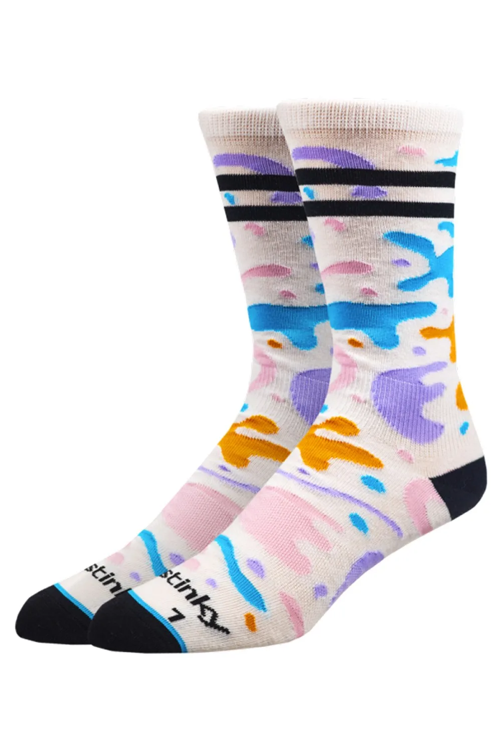 Colour Crime Unisex Socks - - Size: L-XL - Stinky Socks - FashionsVida