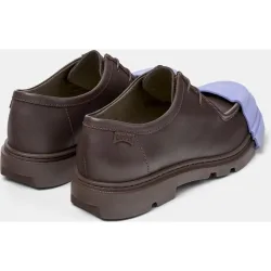 Zapatos de cordones de hombre junction de piel