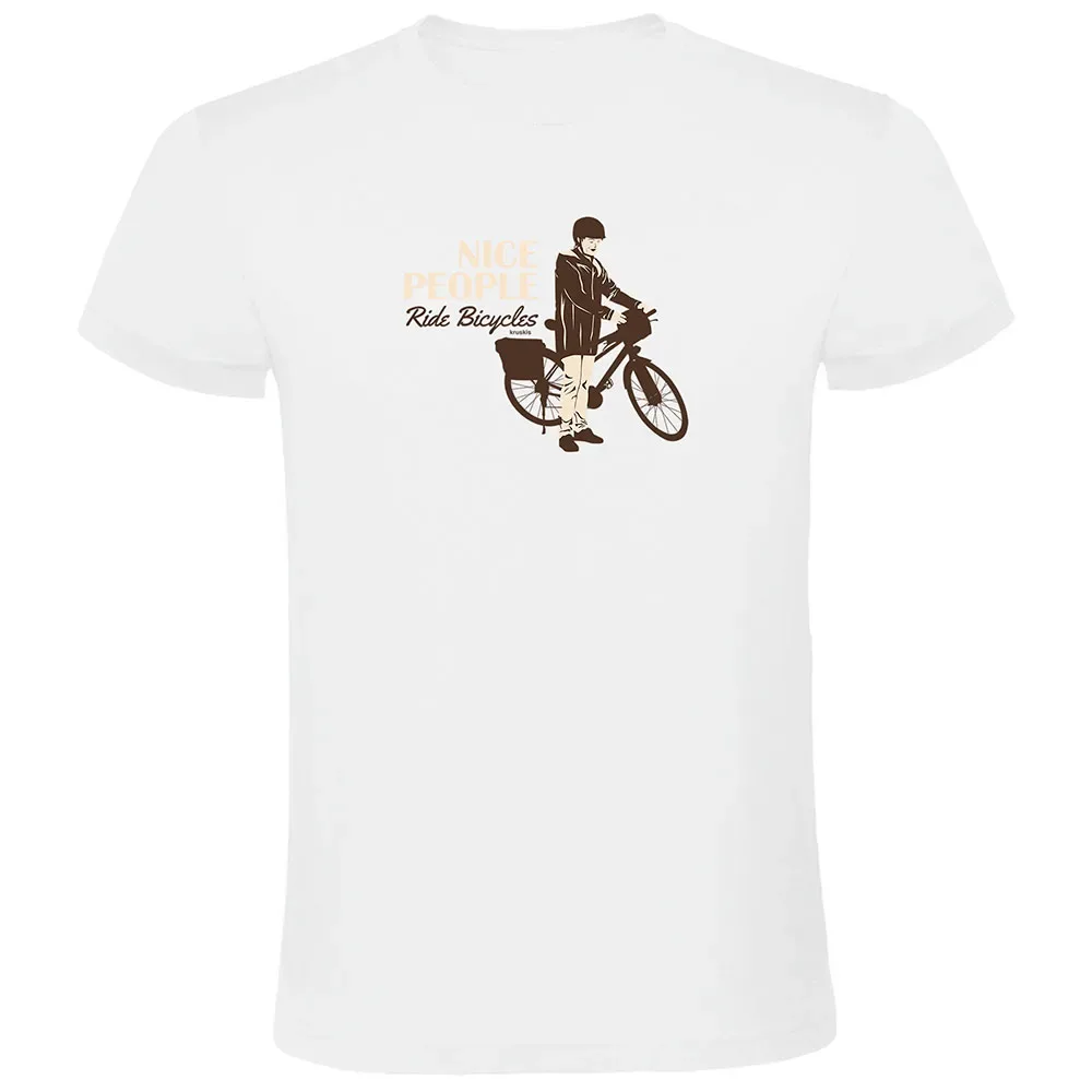 Maglietta A Maniche Corte Nice People White - Kruskis - FashionsVida