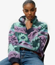 Superdry Damen Superweicher Bedruckter Teddy-fleece Navy - Größe: 42