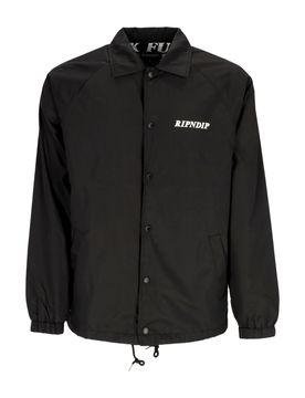Giacca Coach Jacket Uomo Fuckin' Fuck Coaches Jacket Black
