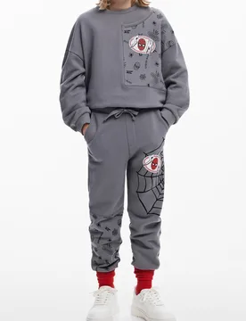 Pantalon jogger Spiderman BLACK 13/14 male - Desigual - FashionsVida
