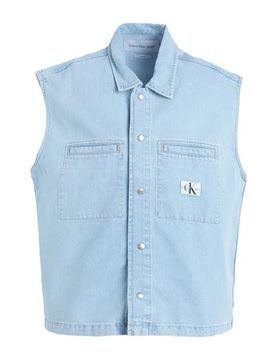 Calvin Jeansjacke/-mantel Herren Blau M Herren