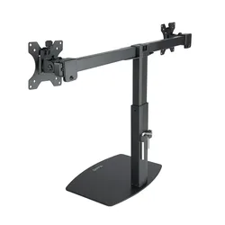 Support De Bureau Pour Tv/moniteur 2 Bras 17-27´´ Black One Size unisex