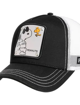 Peanuts Cool Trucker Cap by - black-white - Female - Size: One Size - Capslab - FashionsVida