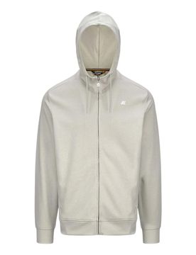 K-way Felpa in cotone con cappuccio