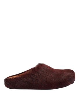 Marni Bordeaux Fussbett Sabot