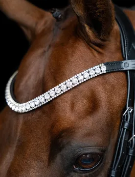 Stirnband IRH SLIM silver Pony - Imperial Riding - FashionsVida