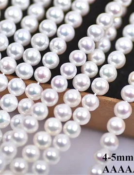 Mm 6A+ Natural Freshwater Pearl White Round Premium Loose Isolate Bead Gift Jewelry Make DIY Bracelet Necklace Accessories - Aliexpress - FashionsVida