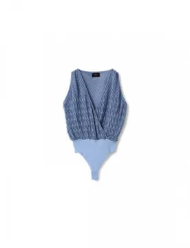 Maglia Body Cotone Lurexs/m CA1086MA605-A4032 - Liu jo - FashionsVida