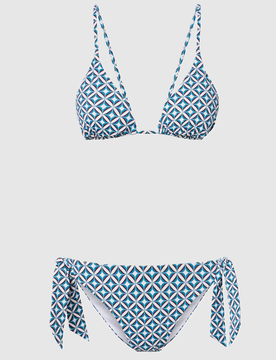 Bikini due pezzi donna turchese