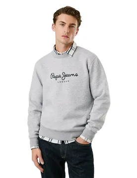 Sweat-shirt Macbeth Melange Marl Grey 2XL - Pepe jeans - FashionsVida