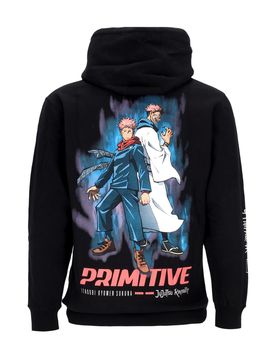 Felpa Cappuccio Zip Uomo Itadori Sukuna Zip Hoodie X Jujutsu Kaisen Black