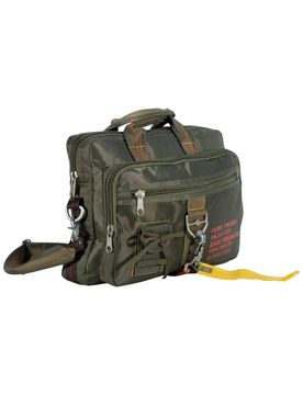 Handtasche Karabiner groß oliv Default Title adult