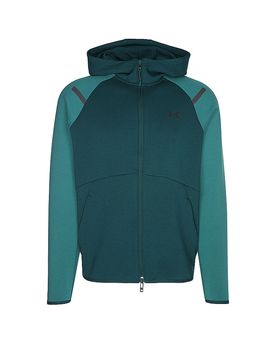 Veste à capuche UA Unstoppable vert foncé S