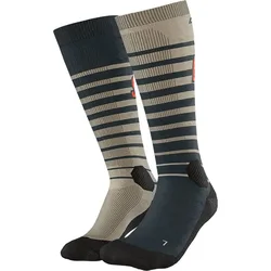 Chaussettes Ft Graphic Rock Khaki Snow EU 35-38 Homme