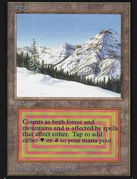 Taiga (Not Tournament Legal) International Edition - Magic: The Gathering - FashionsVida