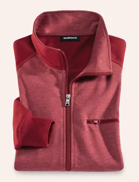 Freizeitjacke Ultraleicht, normale Größen#untersetzte Größen, Farbe Rot, 50, hautsympathisch ultraleicht Herren - Walbusch - FashionsVida